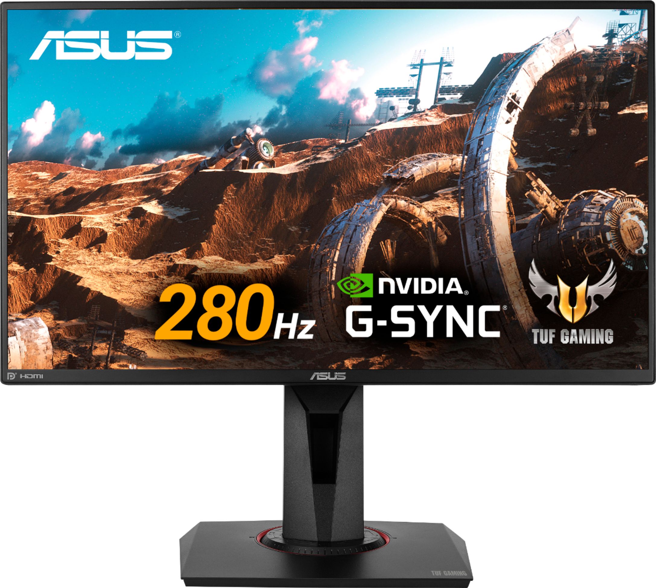 ASUS - TUF VG259QMY 24.5” IPS FHD 280Hz Fast 1ms G-SYNC Gaming Monitor with DisplayHDR 400 - $229.99