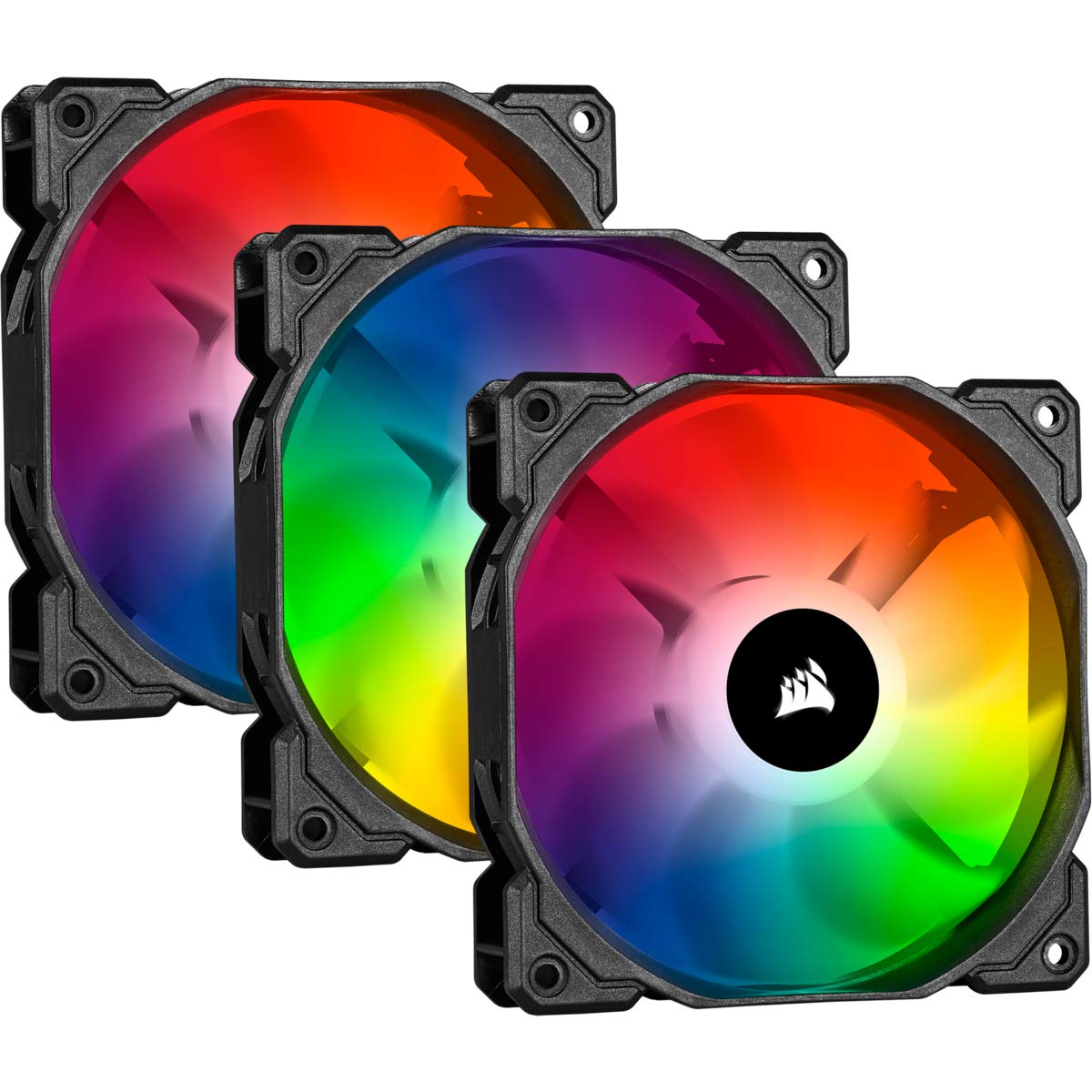Corsair iCUE SP120 RGB Pro Performance 120mm Triple Fan Kit with Lighting Node Core - $39.99 ($79.99 - 40) - Lowest price ever Free Shipping with Prime