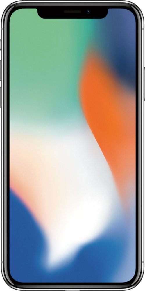 Apple - iPhone X 64GB - Silver (MQA62LL/A) $749.99