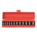 Tekton 3/8 in. Drive 5/16-1 in. 12-Point Shallow Impact Socket Set $15
