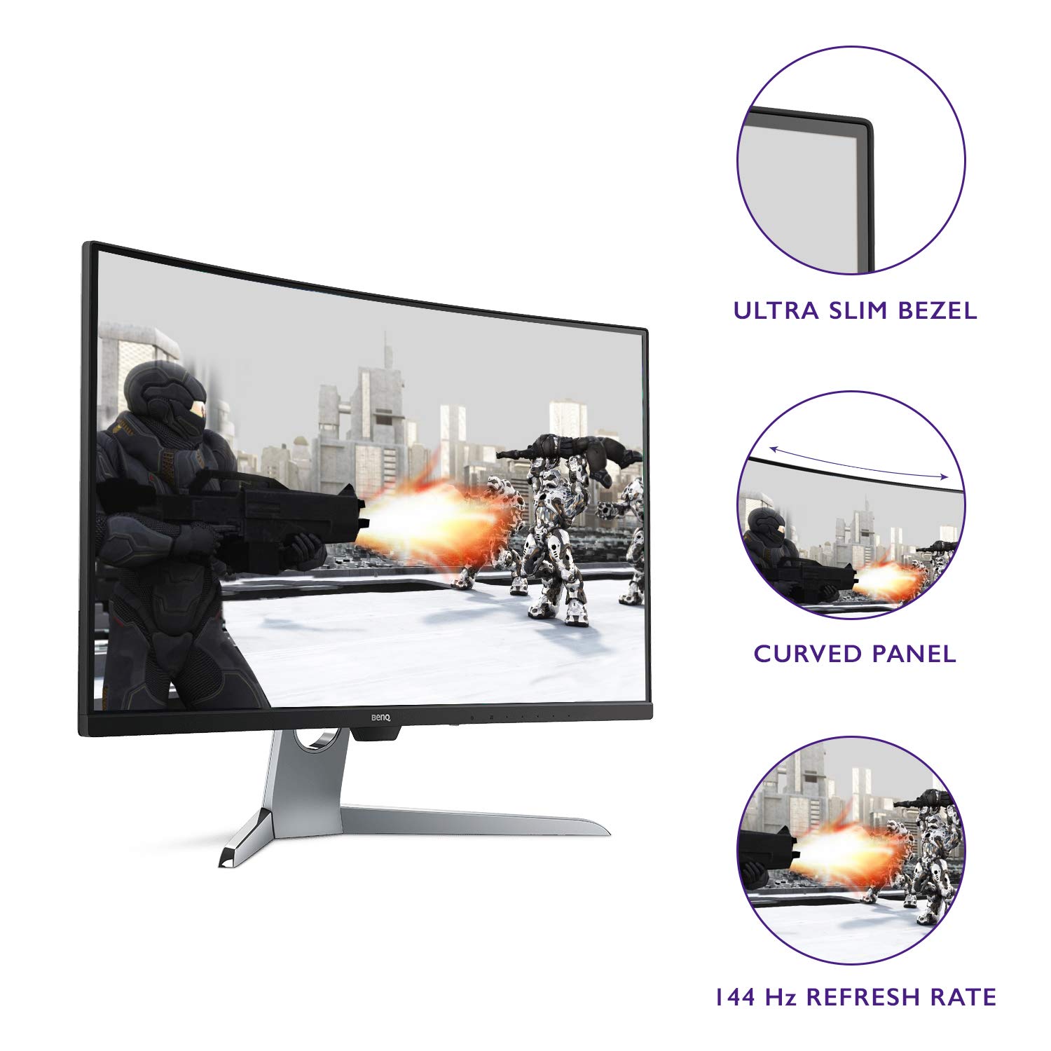 24 Inch Ips 1080p Monitor Ultra Slim Bezel Low Blue Light Gw2480 Hdmi Vesa Ready Flicker Free Speakers Benq Electronics Computers Accessories Urbytus Com