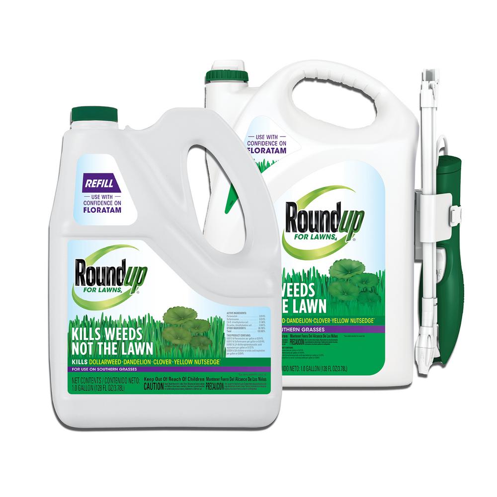 Roundup for Lawns Northern or Southern 1.33 Gal. Ready-to-Use Continuous Spray Wand and Refill Bundle - $29.97 at HomeDepot.com