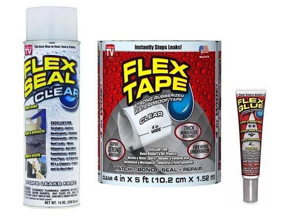 Flex Seal 3 Item Bundle Includes Flex Seal Spray 14 Oz Flex