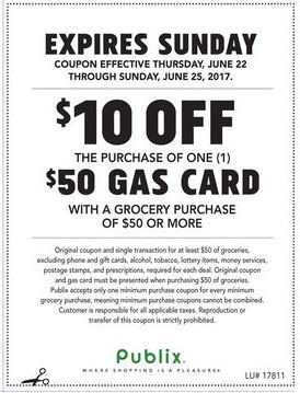 Publix Gas Card Offer is back!