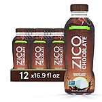 ZICO Chocolate Coconut Water Drink - 12 Pack 16.9 Fl Oz - as low as $15.74 w/ Subscribe &amp; Save