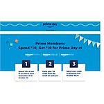 Prime Members: Spend $10 at Amazon Books, Pop Up or 4-Star Stores & Get $10 Credit (Limited Locations, Valid for Prime Day)