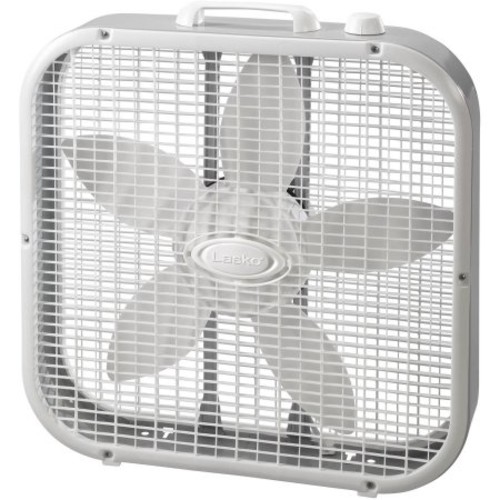 Lasko 20" Box Fan, White, $6 B&M, YMMV