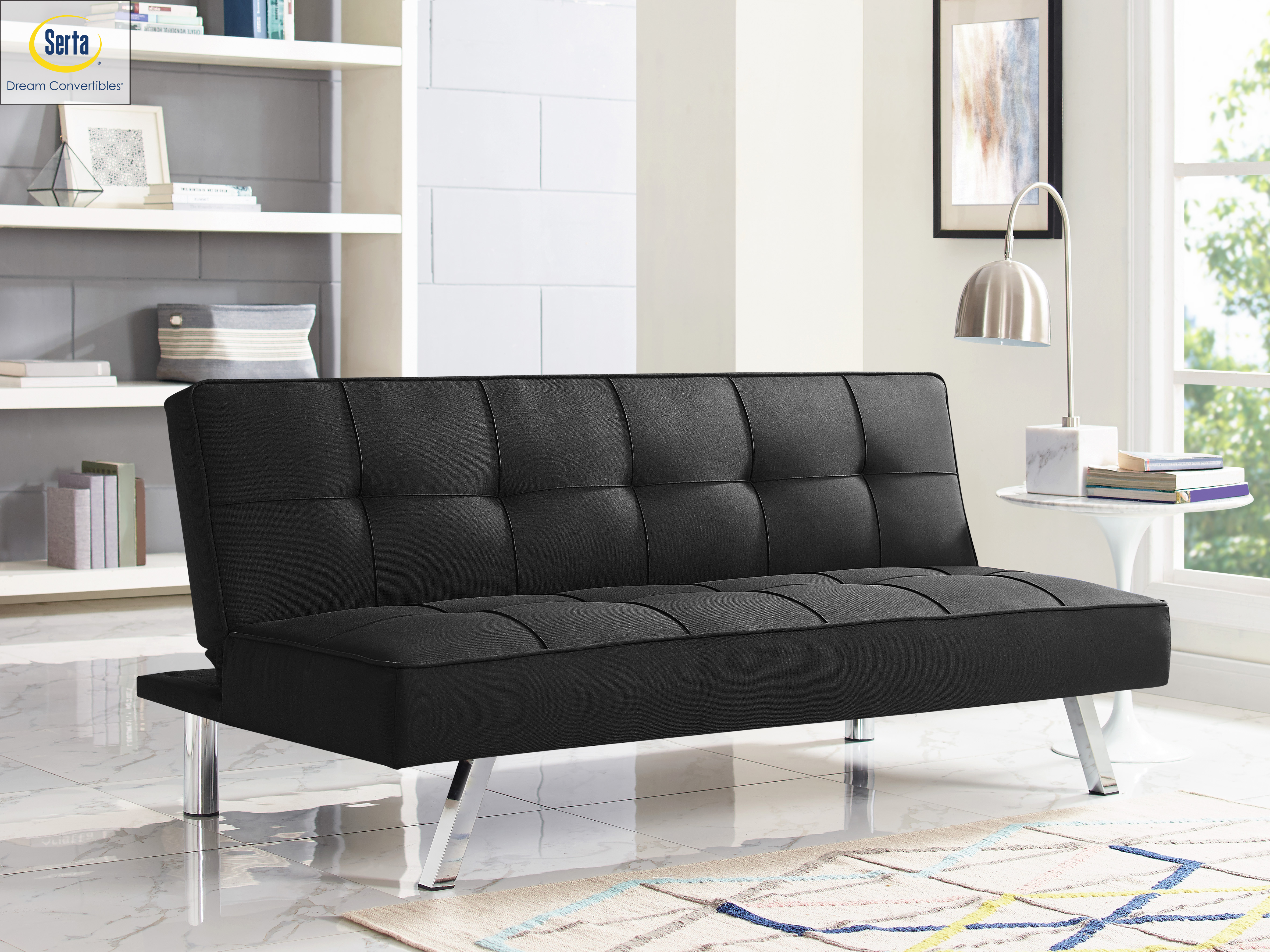 Serta Chelsea 3 Seat Multi Function Upholstery Fabric Sofa