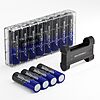 SINCEHOLY Rechargeable AA Batteries Lithium with Charger, 12 Pack 1.5V 3600mWh Double A Batteries Rechargeable, Long Lasting Lithium ion AA Batteries $19.99