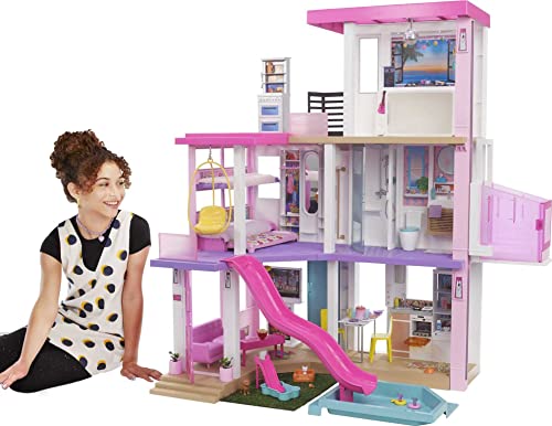 Barbie Dreamhouse Doll House Playset Barbie House with 75+ Accessories -  Amazon.com $99.00