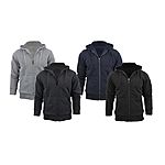 Stanzino men's sherpa lined extra thick warm hoodie sweater jacket (8 colors) $20 plus free shipping