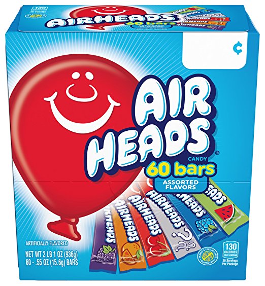 Download 60-Pack of 0.55oz Airheads Candy Bars (Variety Pack) - Slickdeals.net
