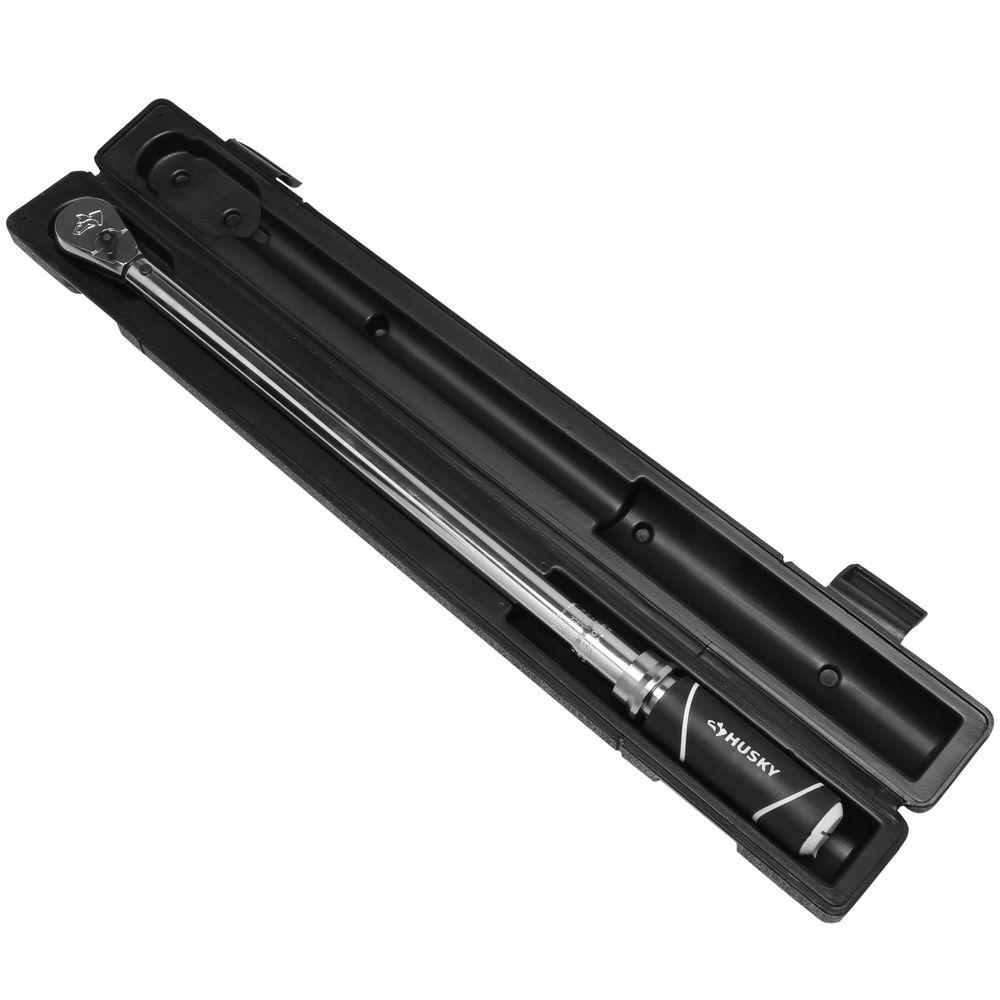 Husky 50-250 ft. lbs. 1/2 in. Drive Torque Wrench $49.97