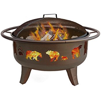 Firepit Fire Pit Landmann Usa 28347 Big Sky Fire Pit Wildlife
