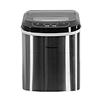 Magic Chef 27 lbs. Portable Countertop Ice Maker in Stainless Steel, Silver $87.99