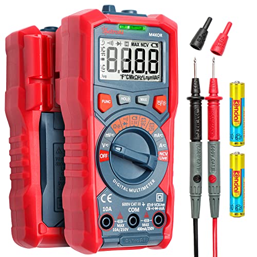 Amazon: Digital Multimeter, TRMS 4000 Counts Voltage Tester with NCV Function -$10.99