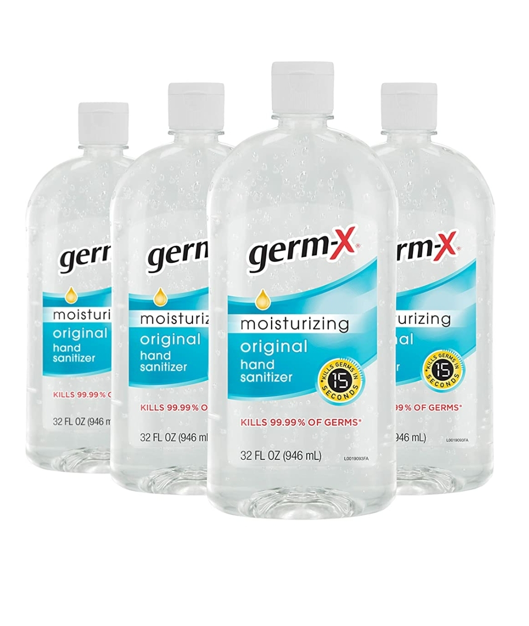 Germ-X Hand Sanitizer, Original, 32 Fluid Ounce (Pack of 4), 128 Fl Ounce $17.99