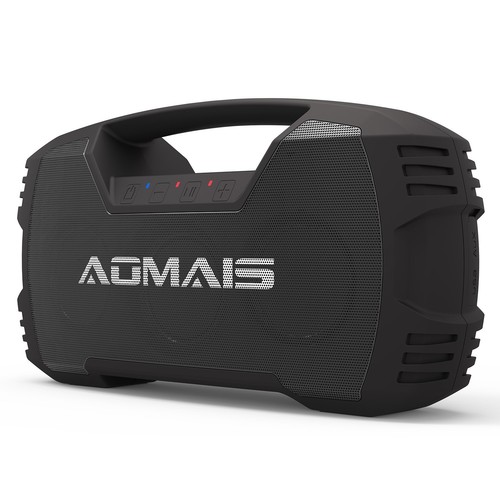 Aomais Go Bluetooth Waterproof Speakers $39.99 with IPX 7 30 Hour Playtime