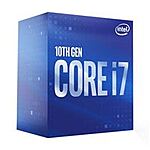 Intel Core i7-10700K Comet Lake 3.8GHz Eight-Core LGA 1200 Boxed Processor $279.99