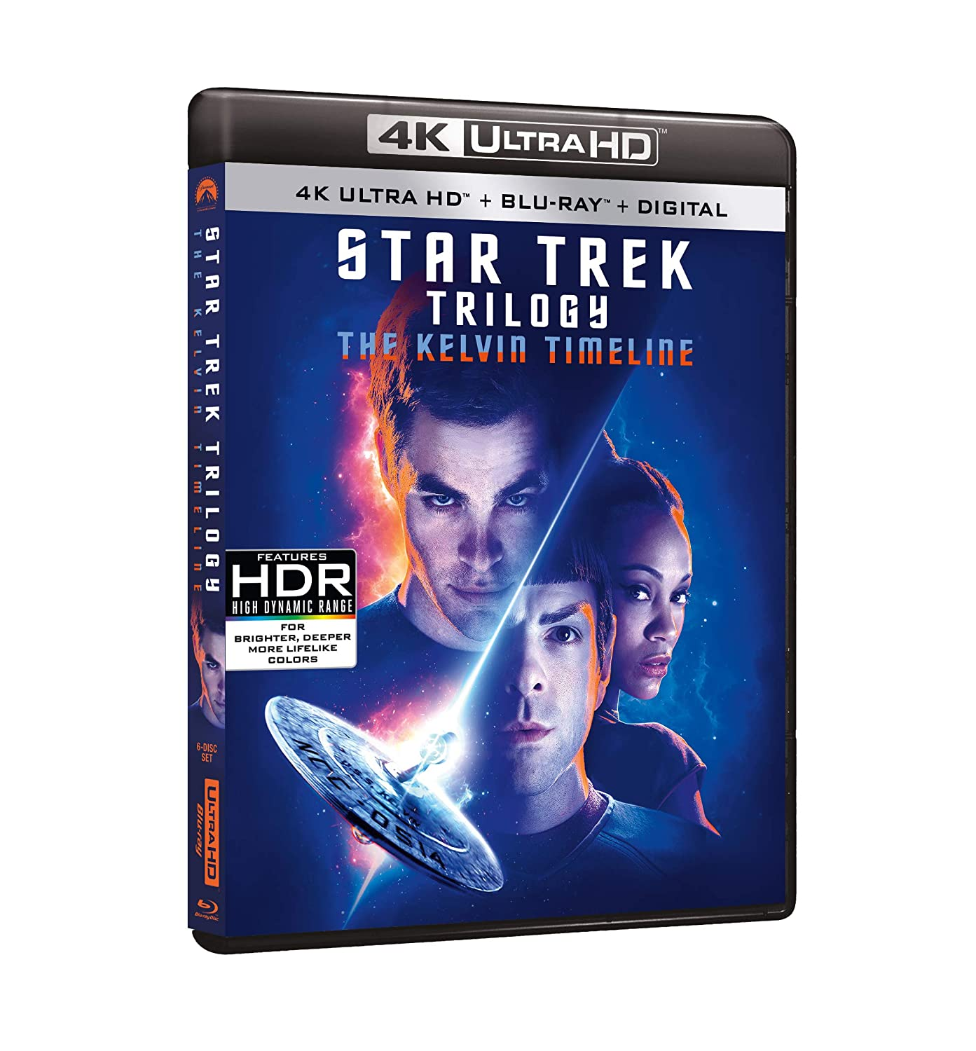 Amazon.com: Star Trek Trilogy: The Kelvin Timeline (4k UHD + Blu-ray + Digital) $31