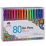 Smart Color Art - 80 Colors Gel Pen Set $10.87 @Amazon + Free Shipping with prime