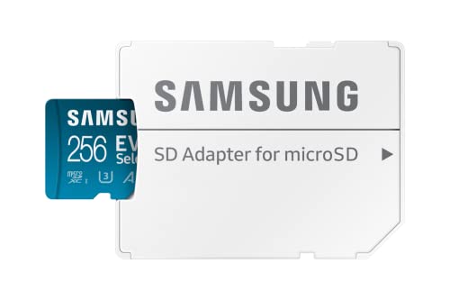 SAMSUNG EVO Select Micro SD-Memory-Card + Adapter, 256GB microSDXC $23.99