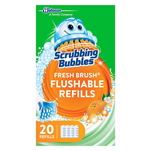 $2.28 @ AmazonFresh - Scrubbing Bubbles Fresh Brush Flushables Refill, Toilet and Toilet Bowl Cleaner, Eliminates Odors and Limescale, Citrus Action Scent, 20 ct