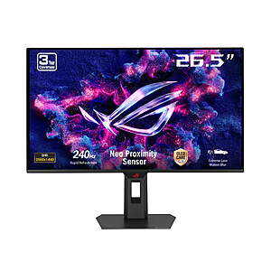 27" ASUS ROG Strix 1440p QHD QD-OLED 240Hz Gaming Monitor $349 + Free S&H