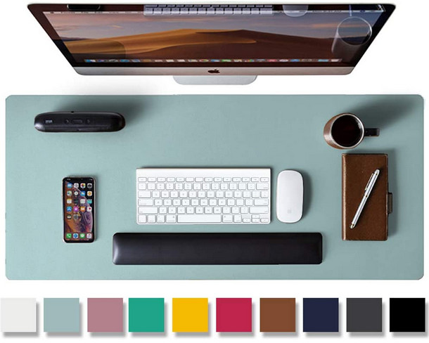 Leather Desk Pad Protector, Mouse Pad, Office Desk Pad $5.99