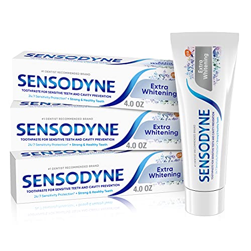 [YMMV?]Prime Members: Pack of 3 Sensodyne Extra Whitening Sensitive Teeth Whitening Toothpaste - 4 Ounces at 10.43 at Aamzon with Subscribe & Save $10.43
