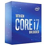 Intel Core i7-10700K Comet Lake 3.8GHz Eight-Core LGA 1200 Boxed Processor - Heatsink Not Included @ Microcenter $270