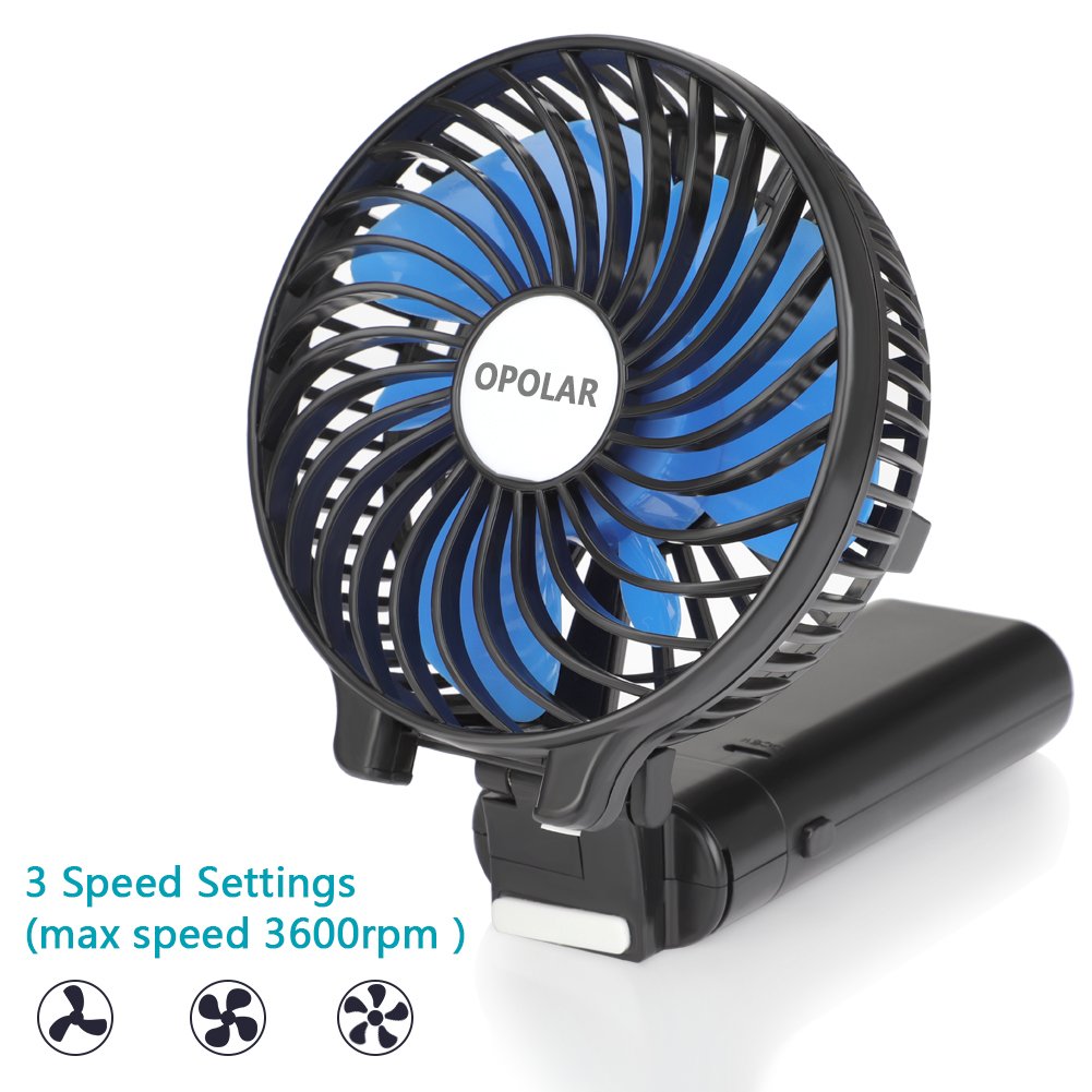 Portable Battery Operated Handheld Personal Desk Fan With 5 20