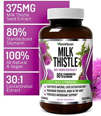 120-Count Milk Thistle Capsules $13.99 w/ S&S @Amazon ...