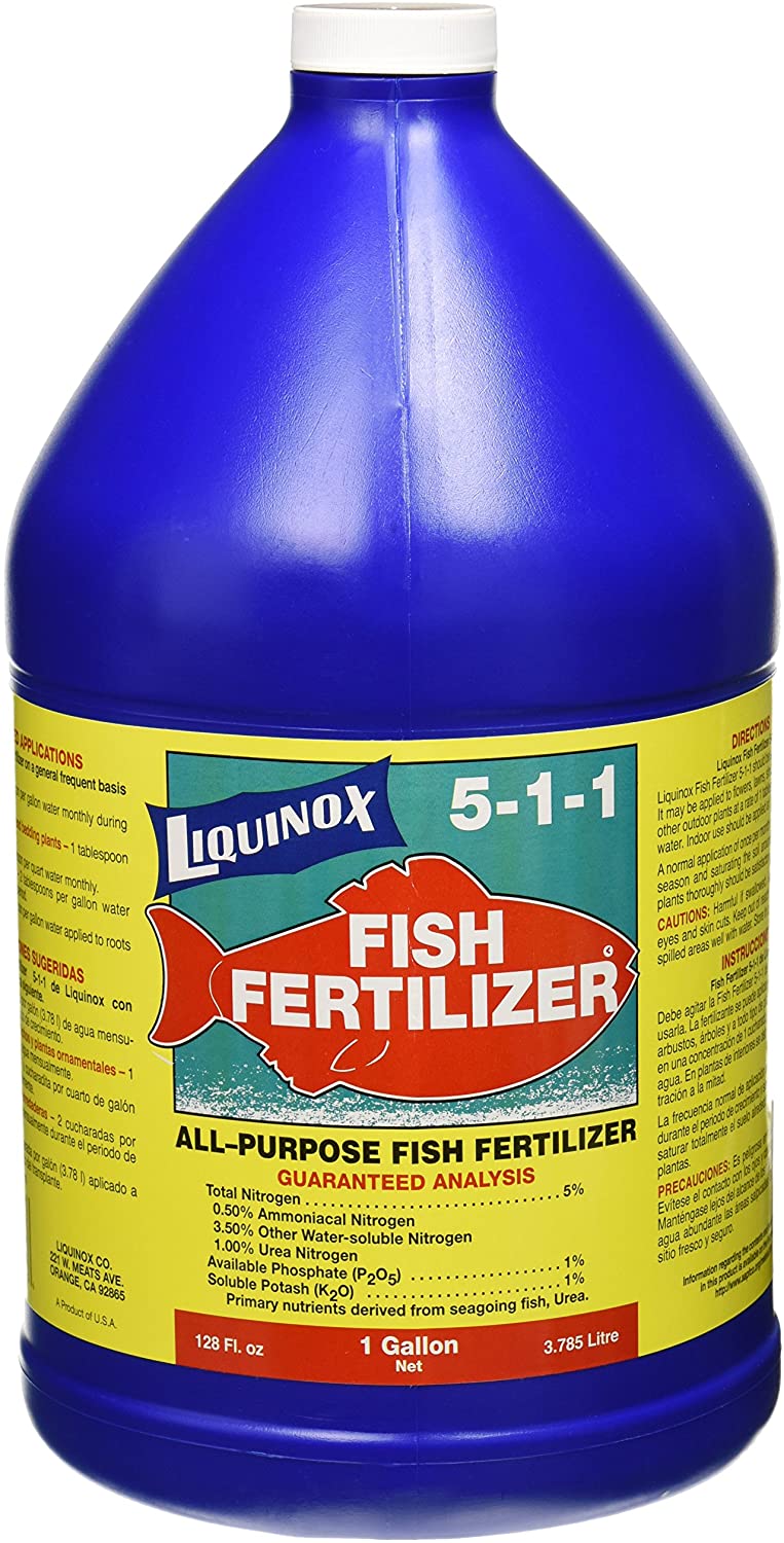 1-Gallon Liquinox Fish Emulsion 5-1-1 Fertilizer