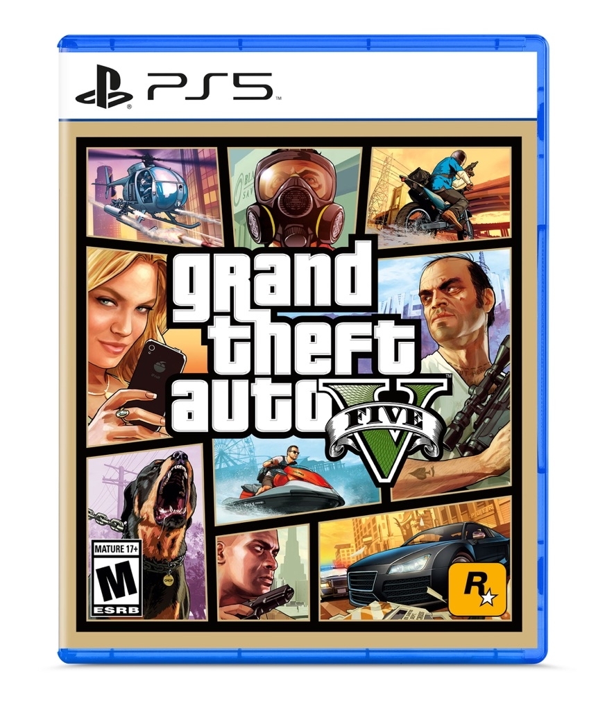 Grand Theft Auto V, Rockstar Games, PlayStation 5, Xbox Series X, Xbox One, 710425578649 - $19.97