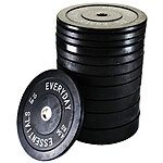 370lbs BalanceFrom Olympic Bumper Plate Weight Plate Set w/ Steel Hub $370 + Free Shipping