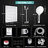 Shower Head, 8 Inch High Pressure Rainfall Shower Head/Handheld Shower Combo with 11 Inch Extension Arm, $31.98