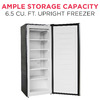 Frigidaire 6.5 Cu. ft. Upright Freezer, Platinum Silver, EFRF698Frigidaire 6.5 Cu. ft. Upright Freezer, Platinum Silver, EFRF698 $198