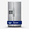 Frigidaire 25.6-cu ft Side-by-Side Refrigerator with Ice Maker ,Water and Ice Dispenser ( Fingerprint Resistant Stainless Steel ) ENERGY STAR $1049