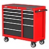 CRAFTSMAN 2000 Series 41.28-in W x 38.05-in H 10 -Drawer Steel Rolling Tool Cabinet ( Red ) | CMST98270RB $339
