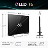 Hisense 65&amp;quot; E6 Cinema Series QLED 4K UHD Smart Fire TV (65E6QF, 2025 Model) - QLED, AI Light Sensor, Dolby Vision &middot; Atmos, Voice Remote with Alexa, Motion Rate 120, HDR 10+ $367.99