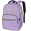 MATEIN 15.6 inch College School Bookbag for Women, Purple Laptop Backpack $15.99