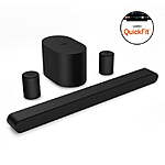 VIZIO 5.1 Channel Soundbar w/ Wireless Surrounds &amp; Sub, Dolby Atmos &amp; DTS:X, QuickFit® Compatible $249