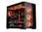 SAMA 2851 ATX Mid-Tower PC Gaming Case, High-Airflow, Sturdy Curved Tempered Glass Front, 4 ARGB PWM Fan Pre-installed with Fan Hub, Black $79.99