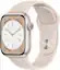 Apple Geek Squad Certified Refurbished Watch Series 8 (GPS) 41mm Aluminum Case with Starlight Sport Band - S/M - Starlight - (2022) $169.99