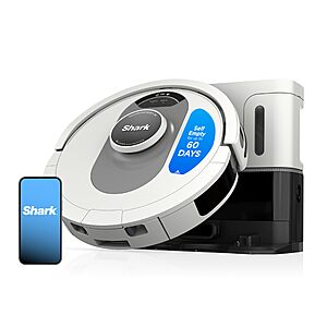 Used like new Shark AI Ultra Voice Control Robot Vacuum with Matrix Clean Navigation, Home Mapping, 60-Day Capacity, XL Self-Empty Base $218.99