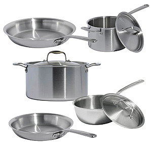 MADE IN 5-ply Stainless Steel 8-piece Cookware Set $399.99
