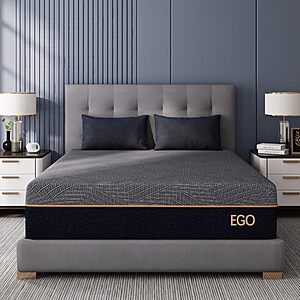 MLILY EGOHOME 12 Inch King Memory Foam Mattress for Back Pain, Cooling Copper Gel Bed in a Box, Foam Made in USA, CertiPUR-US Certified $373