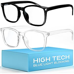 livho High Tech Blue Light Glasses - Advanced Blue Light Blocking Computer Glasses - Screen Fatigue & UV Protection $13.58