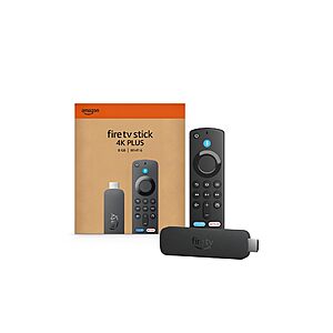 Amazon Fire TV Stick 4K Plus (newest model) with AI-powered Fire TV Search, Wi-Fi 6, stream over 1.8 million movies and shows, free & live TV $29.99